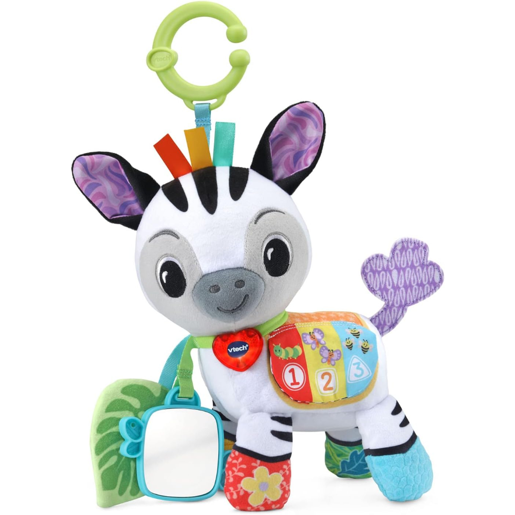 vtech baby on the go soft zebra, sensory toy1