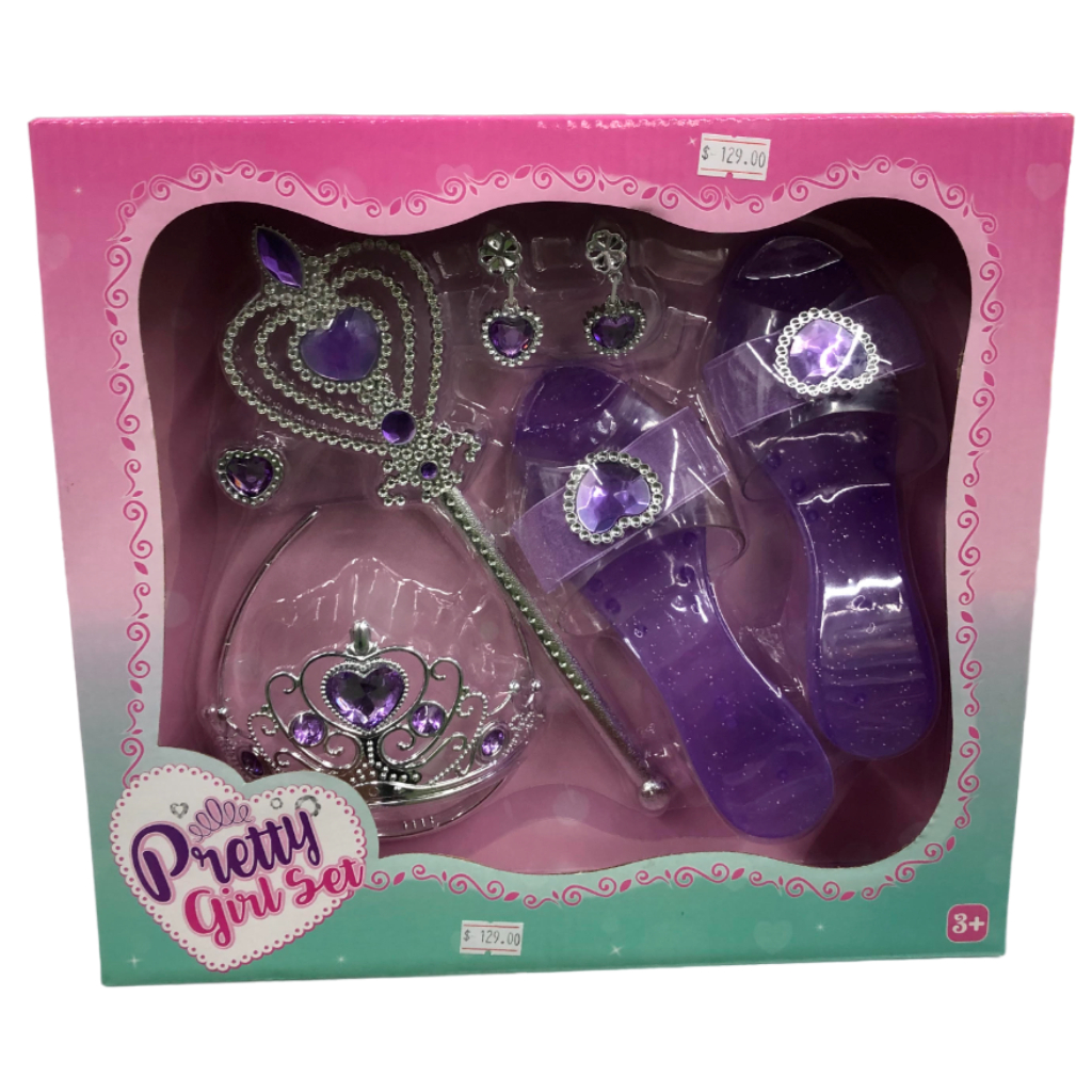 purple pretty girl set