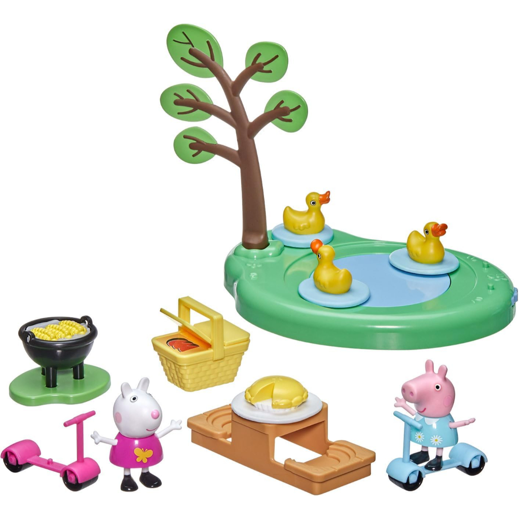 peppa pig peppa's adventures picnic playset6