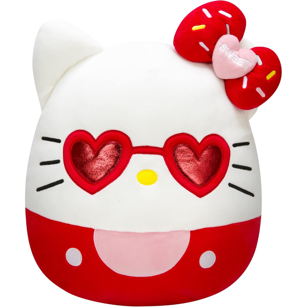 squishmallows hello kitty with red glasses 14 inch plush5