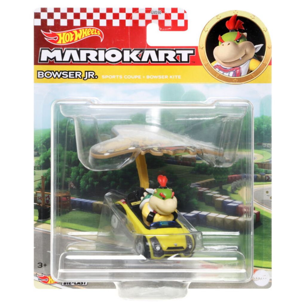 hot wheels mariokart bowser jr sports kite