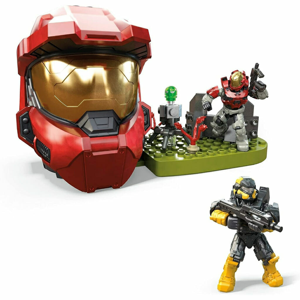 mega construx halo escape building set 70 pcs (red)1