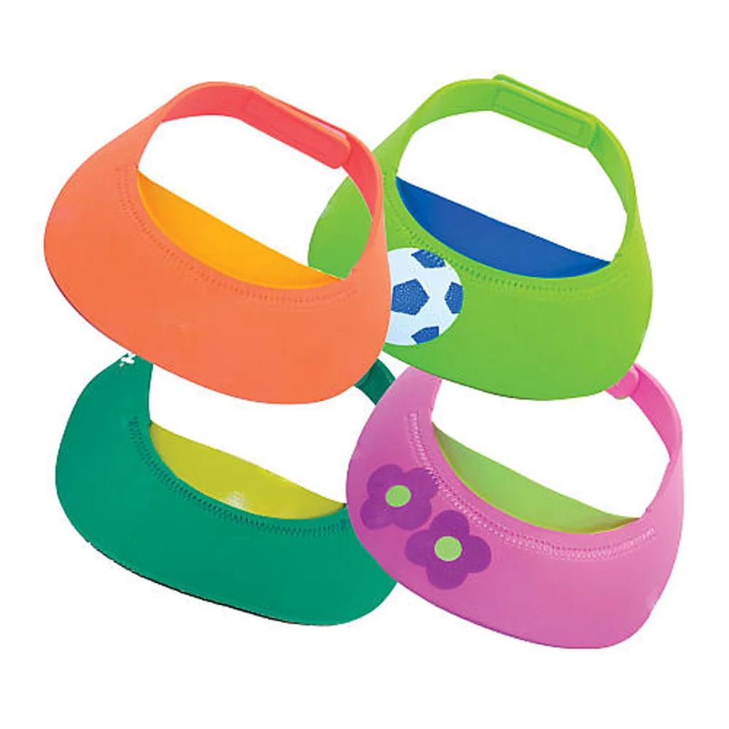 sassy suds & sun visors 2pk assortment