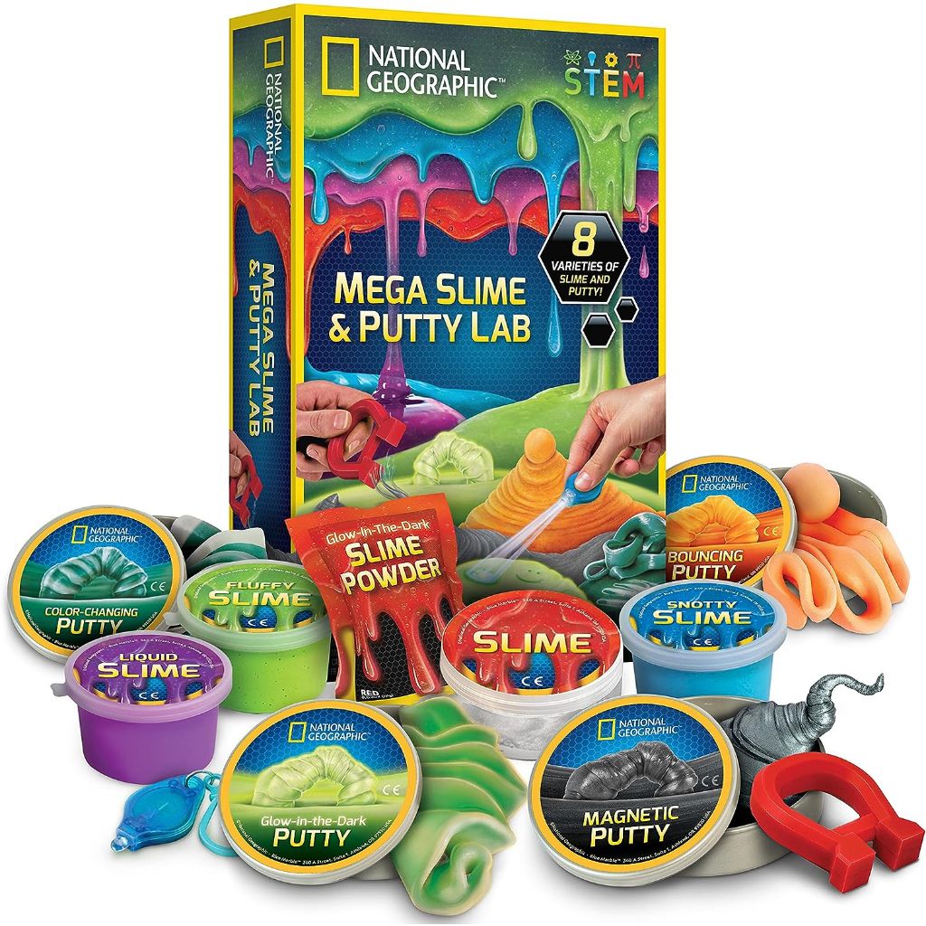 national geographic mega slime kit & putty lab