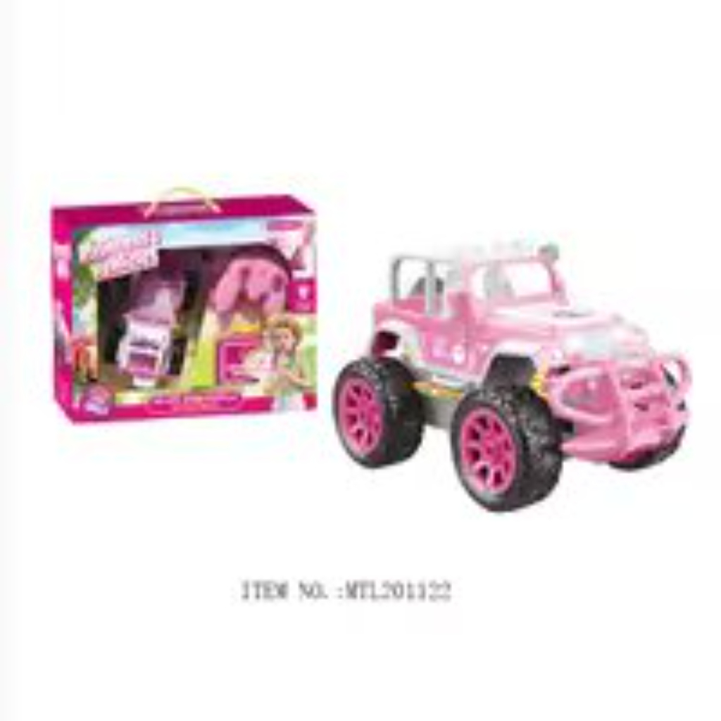 four way remote control with light pink wrangler car1